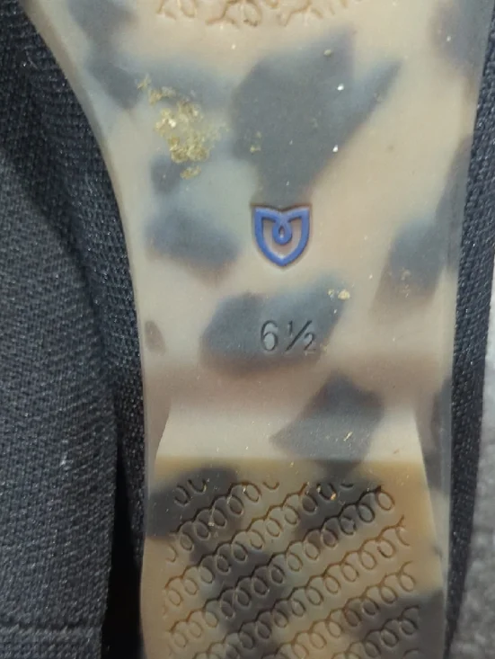 Rothy's Black Almond Demi Mule Sz 6.5 - Picture 4 of 4